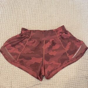 Camo Print Women's Lululemon Shorts
